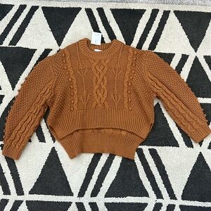 ASOS Cropped Cable Knit Sweater